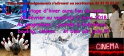 STAGE MULTISPORTS D’HIVER